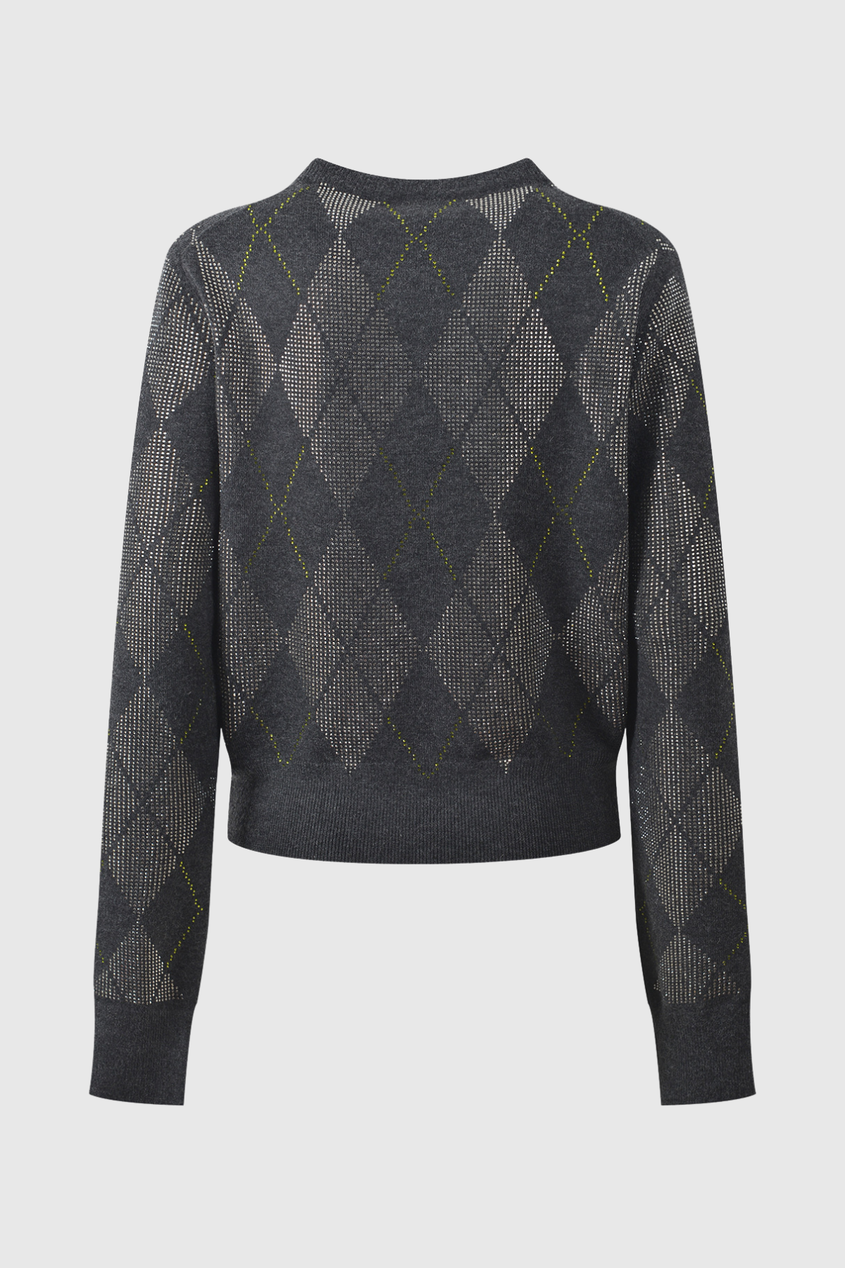 Lunet Argyle Crystal Embellished Cardigan