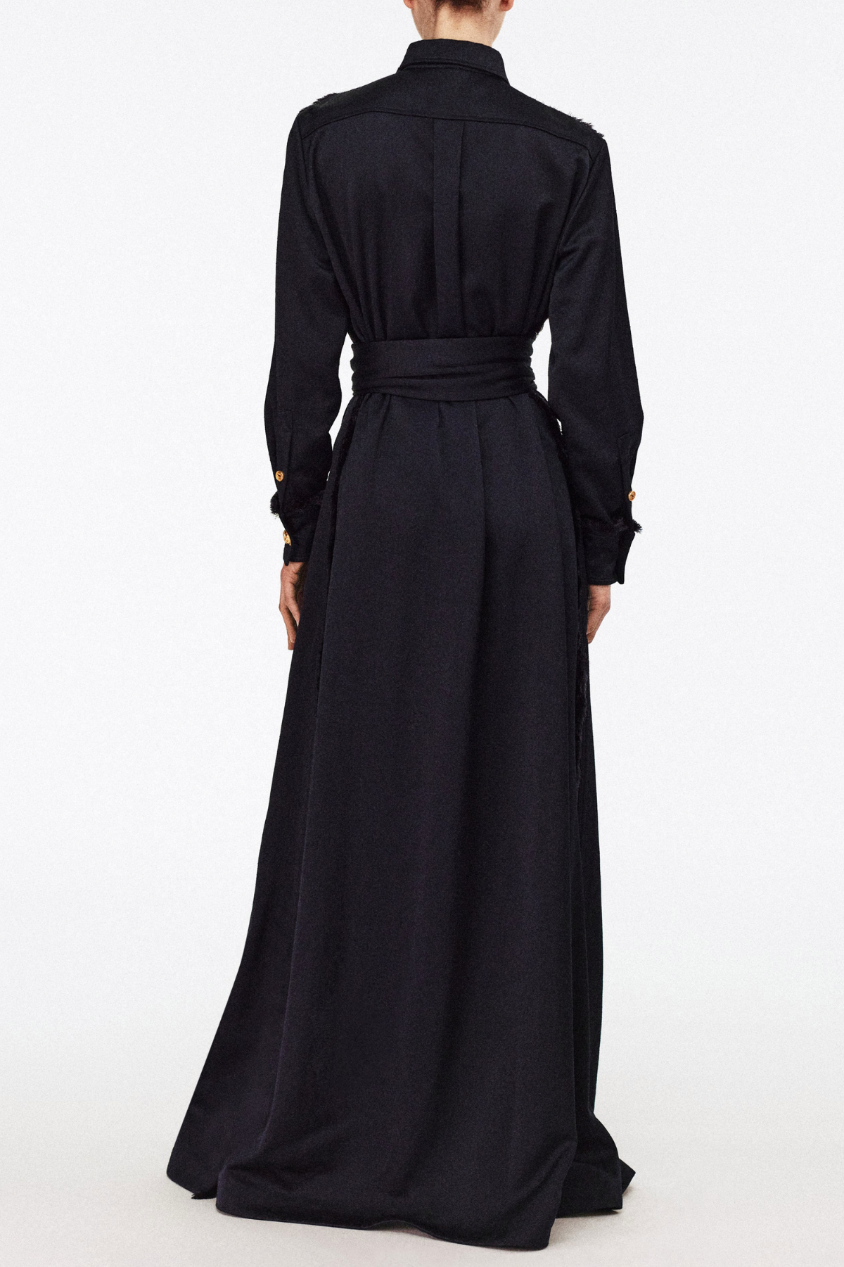 Lylea Belted Maxi Shirt Dress