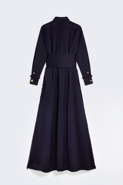 Lylea Belted Maxi Shirt Dress