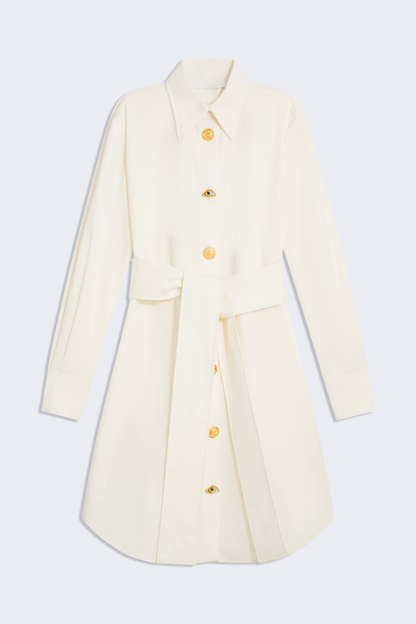 Lylea Belted Mini Shirt Dress
