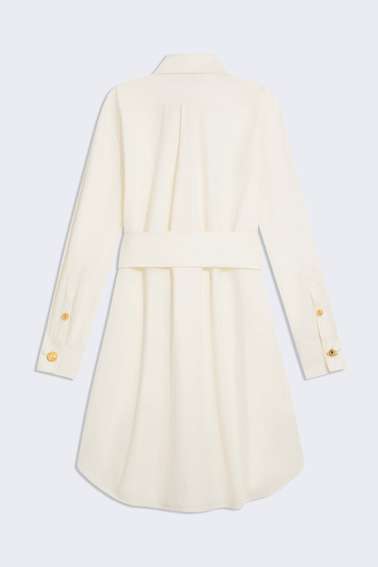 Lylea Belted Mini Shirt Dress