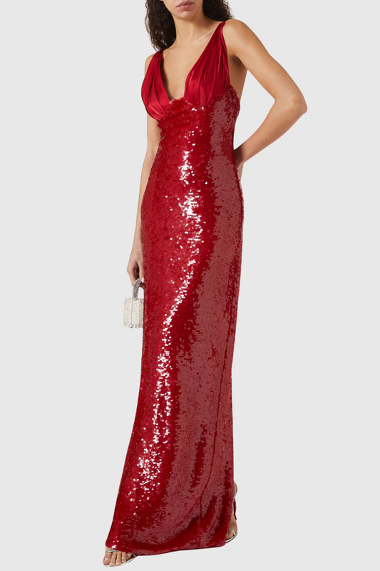 Madia Sequin Maxi Dress