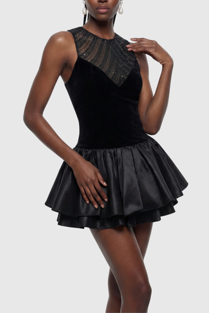 Maelys Sequin Sleeveless Mini Dress