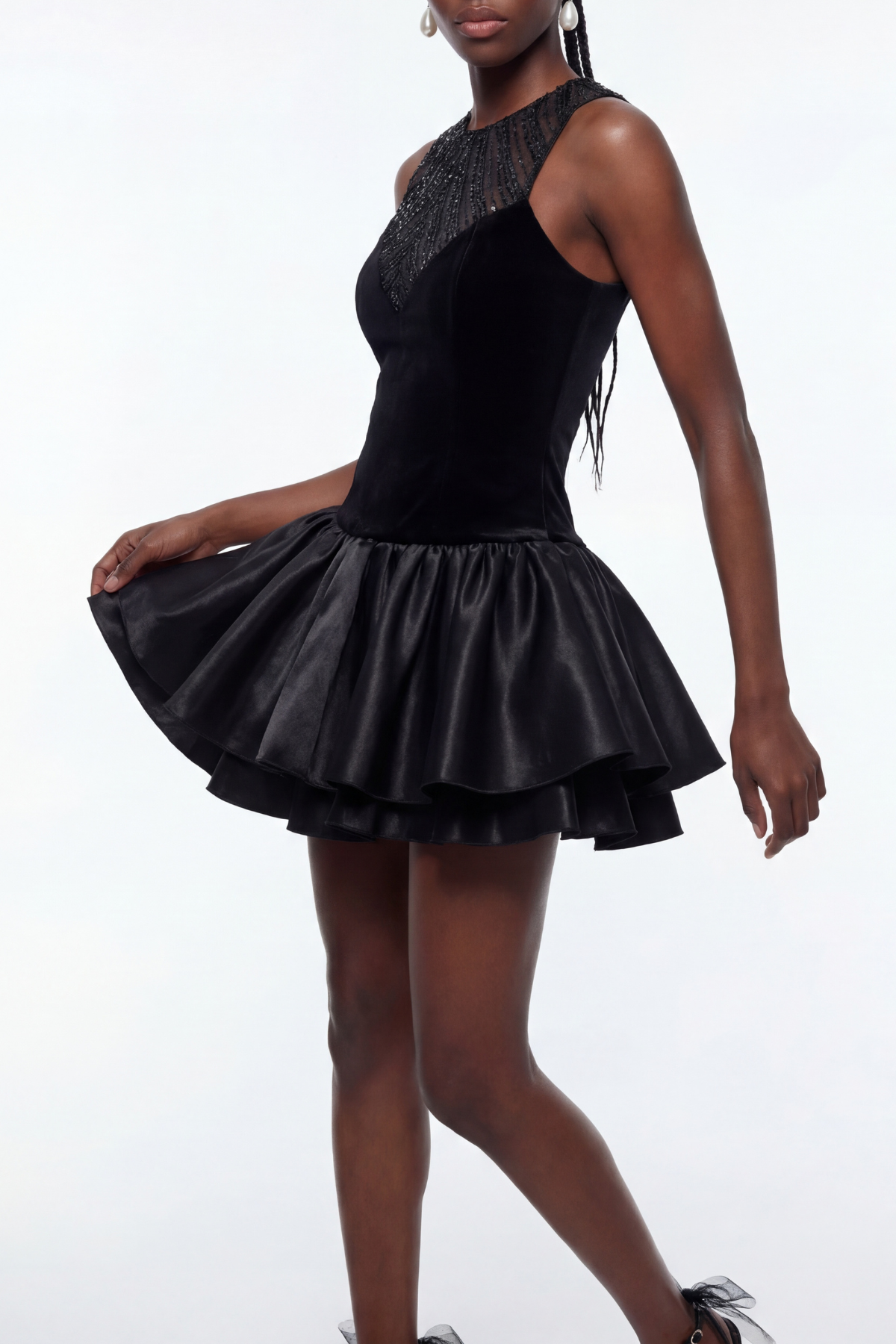 Maelys Sequin Sleeveless Mini Dress