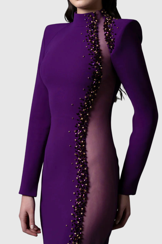 Magdala Crystal Embellished Maxi Dress