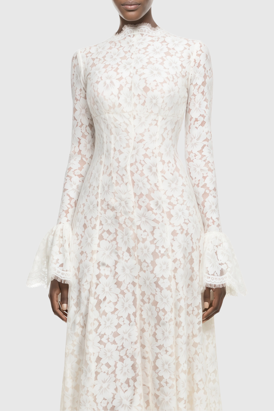 Mairea Floral Lace Maxi Dress