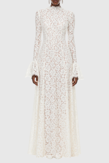 Mairea Floral Lace Maxi Dress