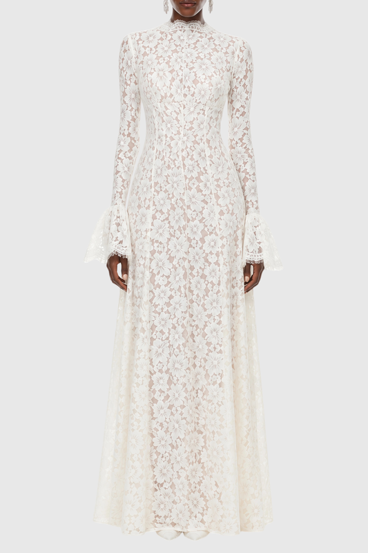 Mairea Floral Lace Maxi Dress