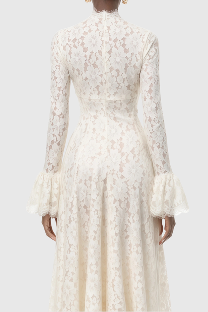 Mairea Floral Lace Maxi Dress