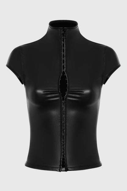 Makai Hook Leather Top