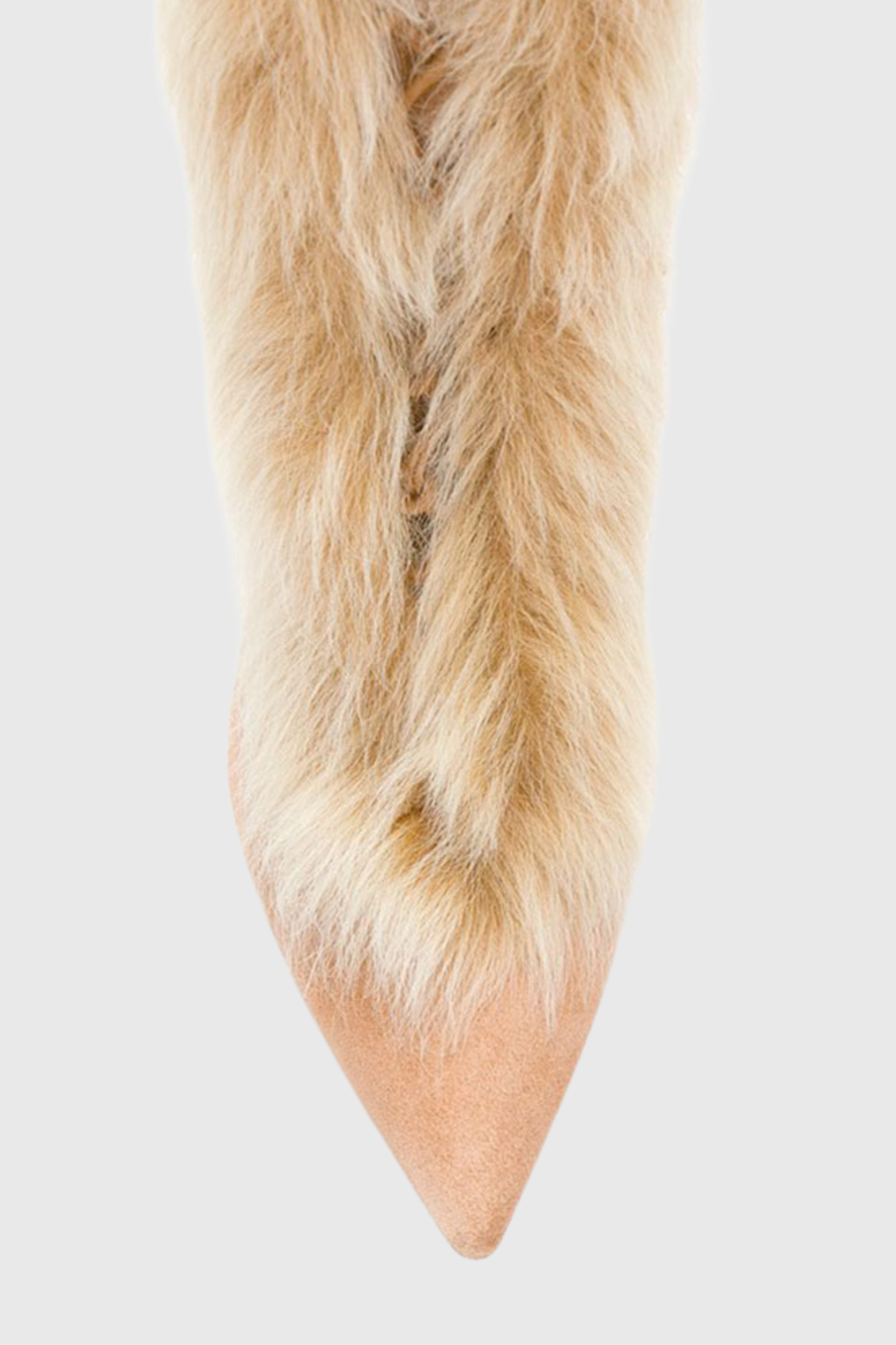 Malala Faux Fur Boots - Orange