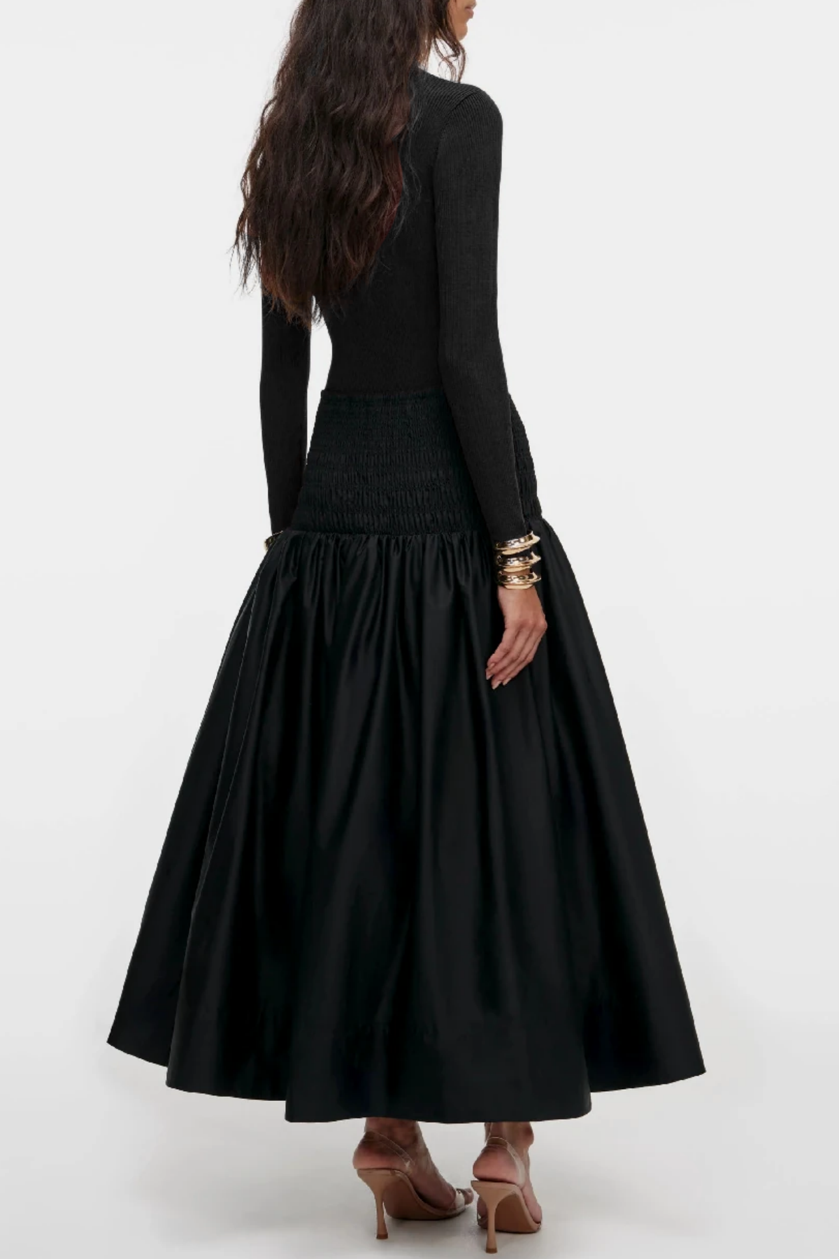 Malca Cutout Knit Top - Black