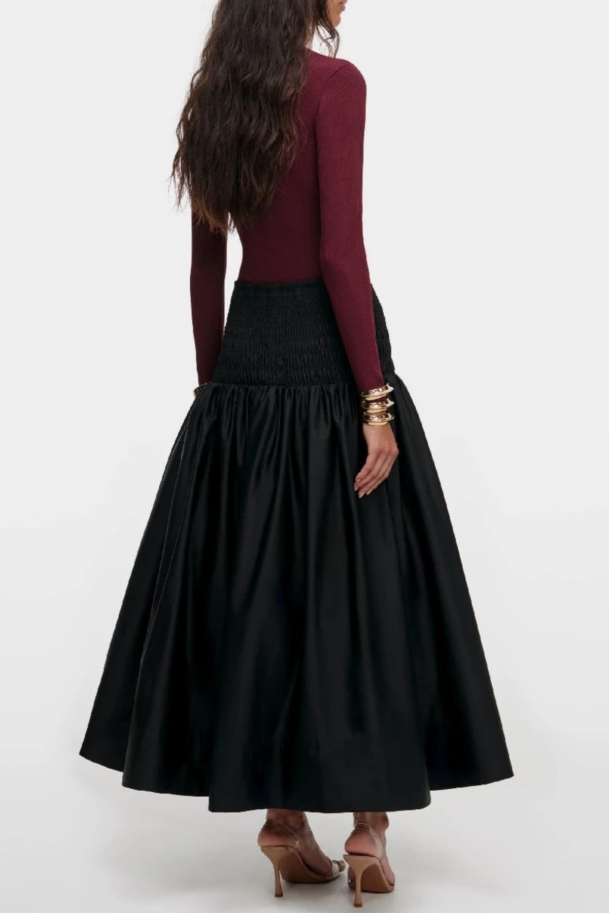 Malca Cutout Knit Top - Wine