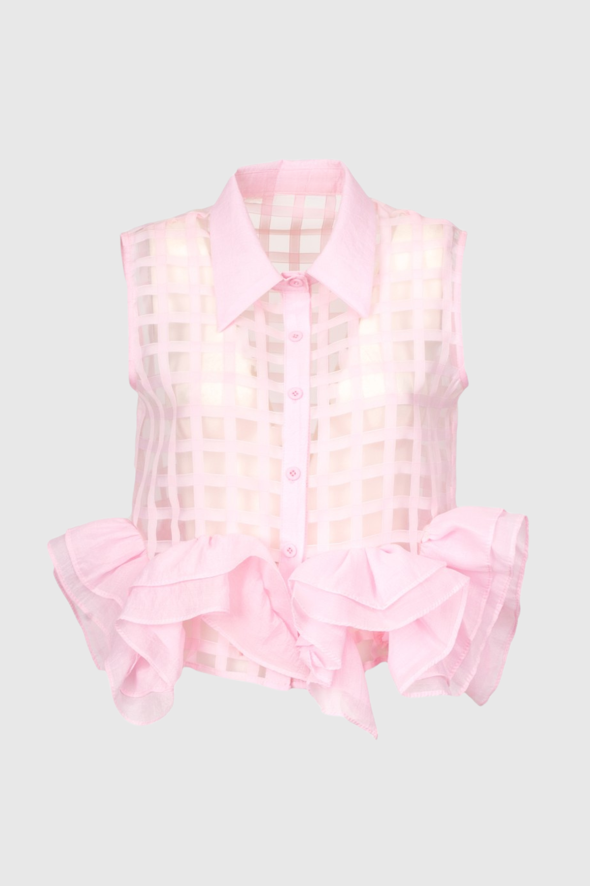 Maranat Ruffle Top - Pink