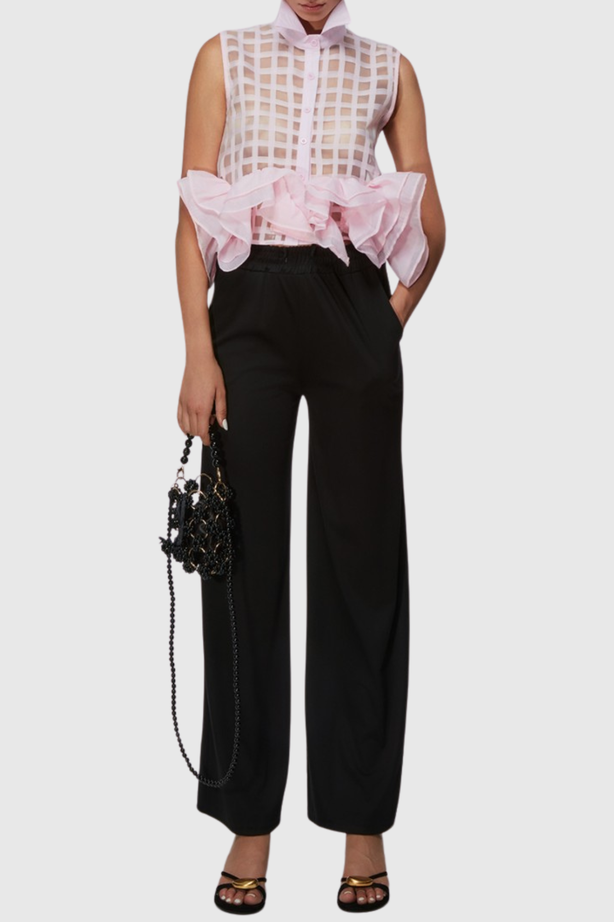 Maranat Ruffle Top - Pink