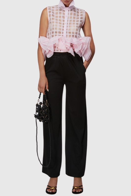 Maranat Ruffle Top - Pink