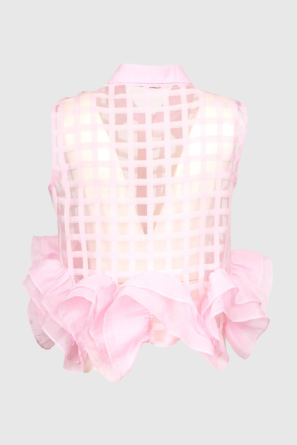 Maranat Ruffle Top - Pink