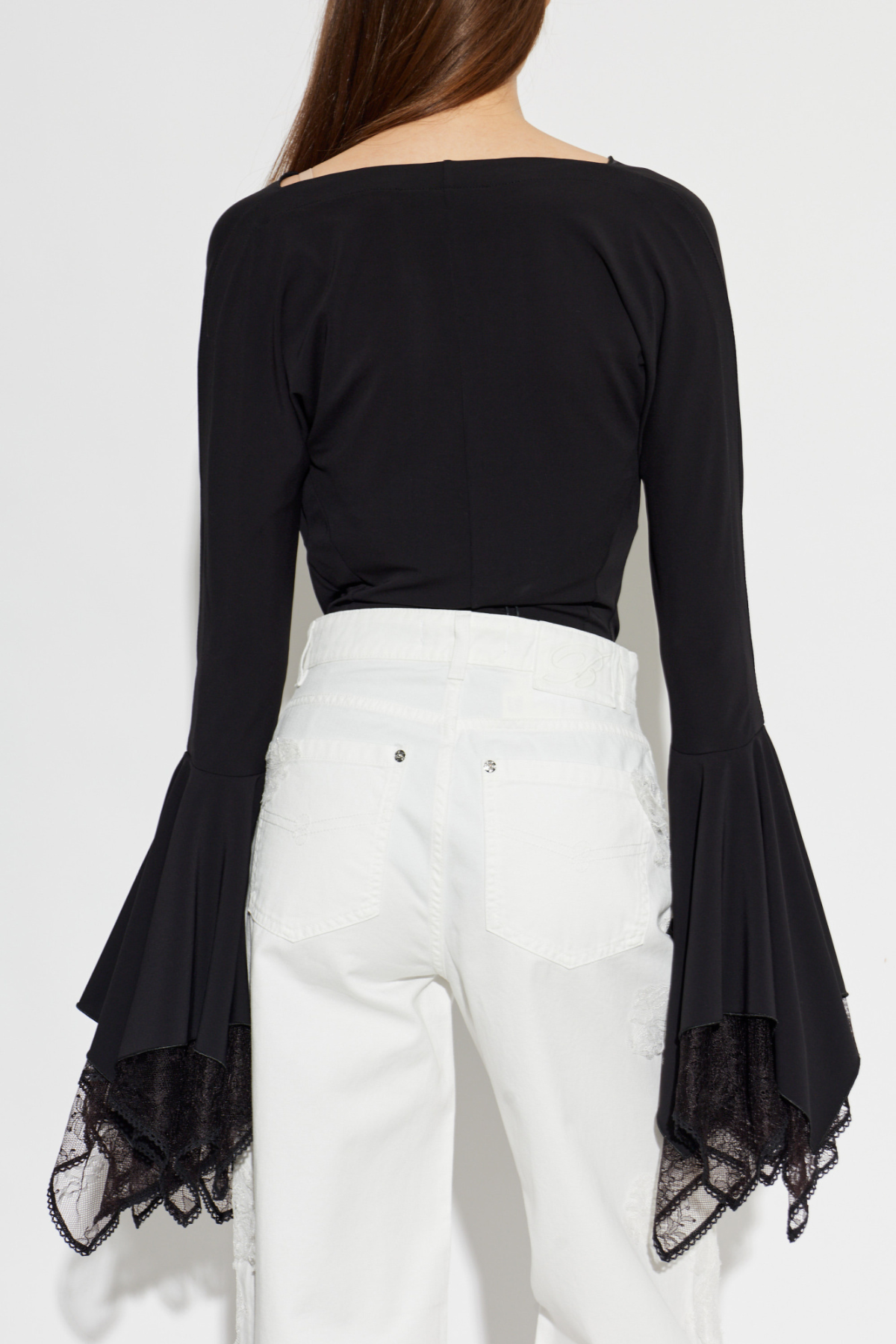 Margota Lace Sleeve Bodysuit