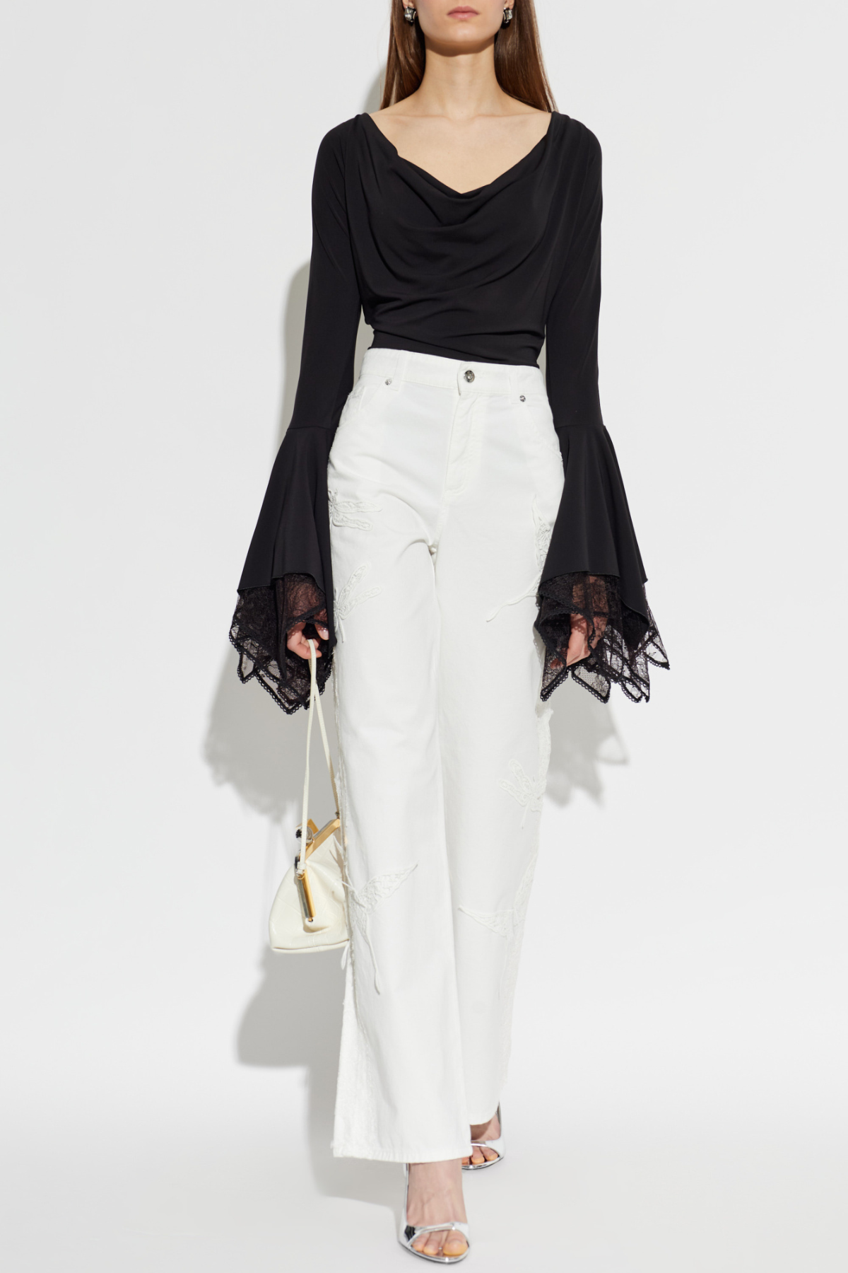 Margota Lace Sleeve Bodysuit