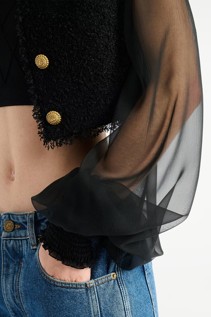 Mariane Cropped Tweed Jacket