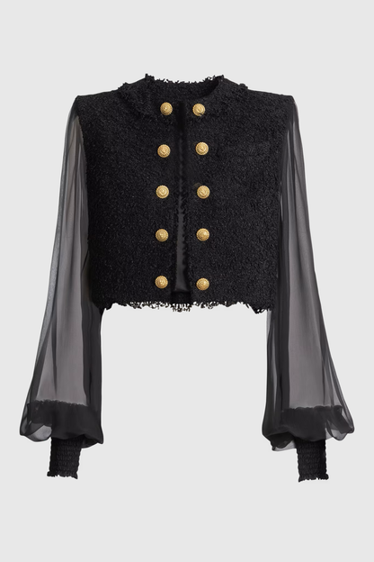 Mariane Cropped Tweed Jacket