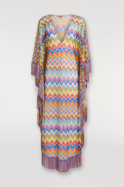 Marinet Zig Zag Fringe Kaftan