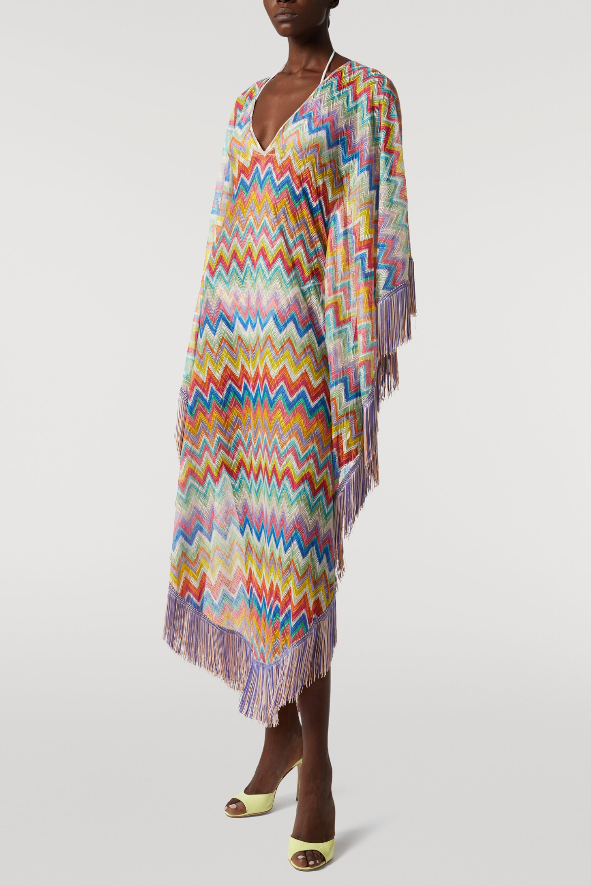 Marinet Zig Zag Fringe Kaftan