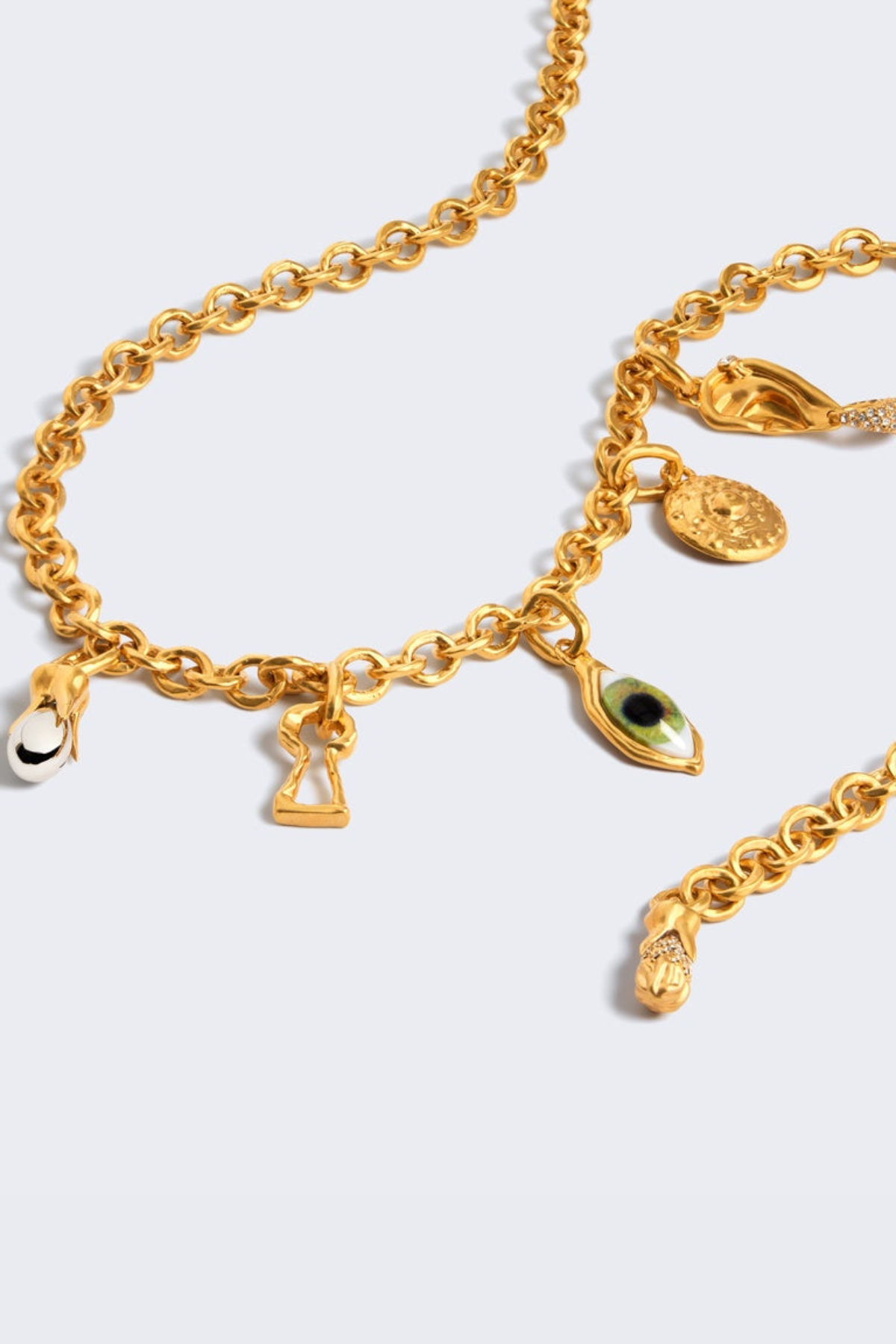 Marliz Eye Gold Chain Belt