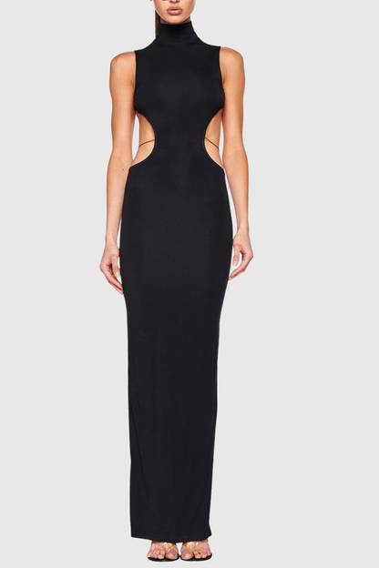 Mathilda Cutout Open Back Maxi Dress