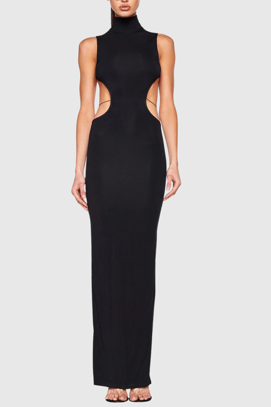 Mathilda Cutout Open Back Maxi Dress