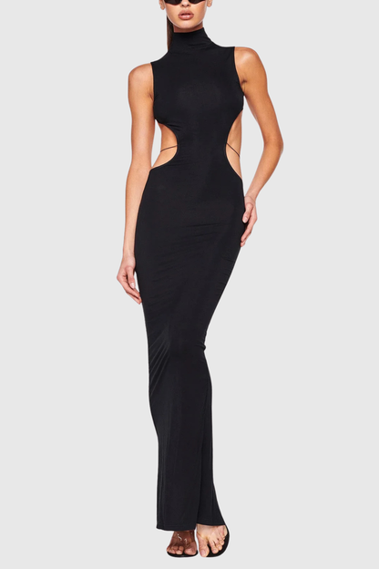 Mathilda Cutout Open Back Maxi Dress
