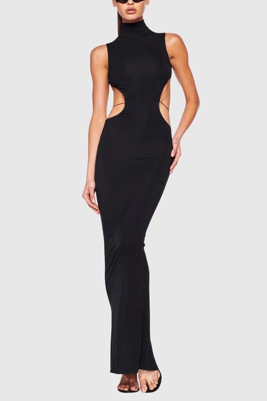 Mathilda Cutout Open Back Maxi Dress
