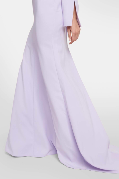 Matrsa Crystal Embellished Maxi Dress - Purple