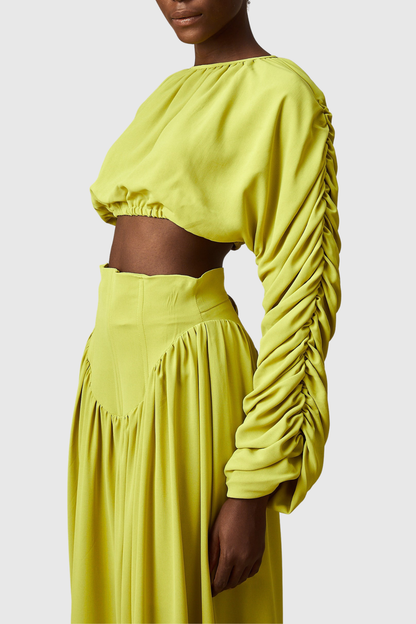 Maudia Crop Top & Maxi Skirt Set