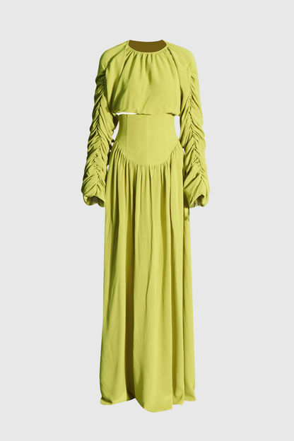 Maudia Crop Top & Maxi Skirt Set