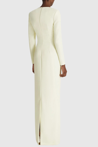 Mawae Gradient Bead Embellished Maxi Dress