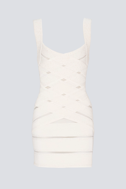 Maybelle Cross Knit Mini Dress