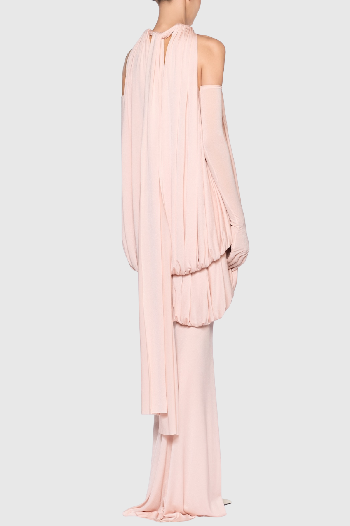 Mbba Sleeveless Ruched Maxi Dress - Pink
