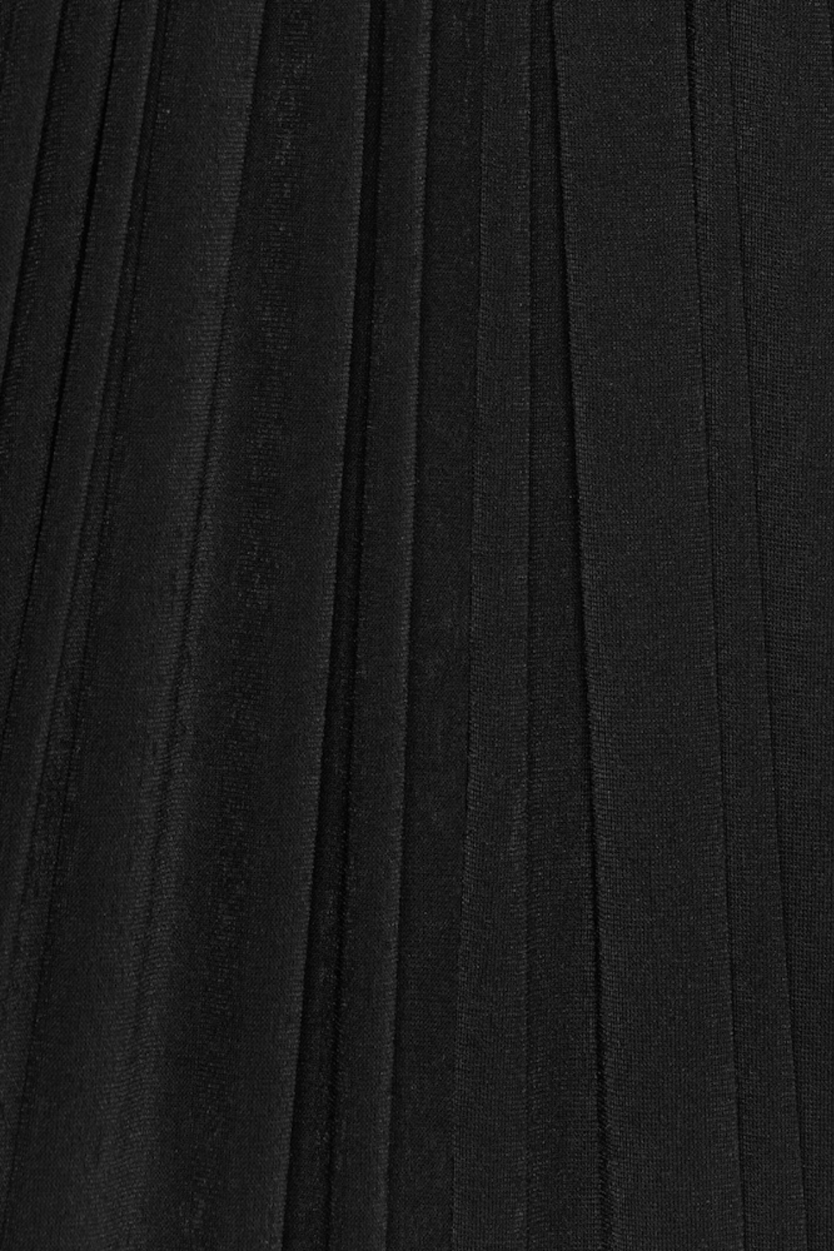Mbban Sleeveless Metal Ruched Maxi Dress - Black
