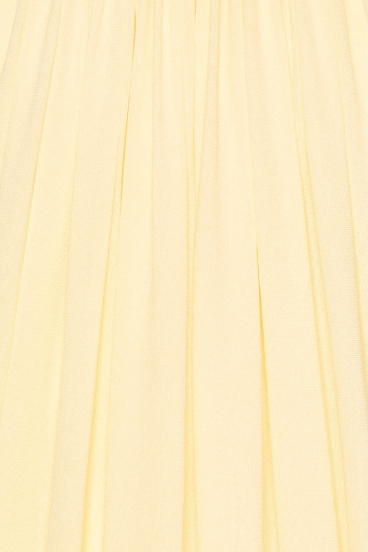 Mbban Sleeveless Metal Ruched Maxi Dress - Yellow