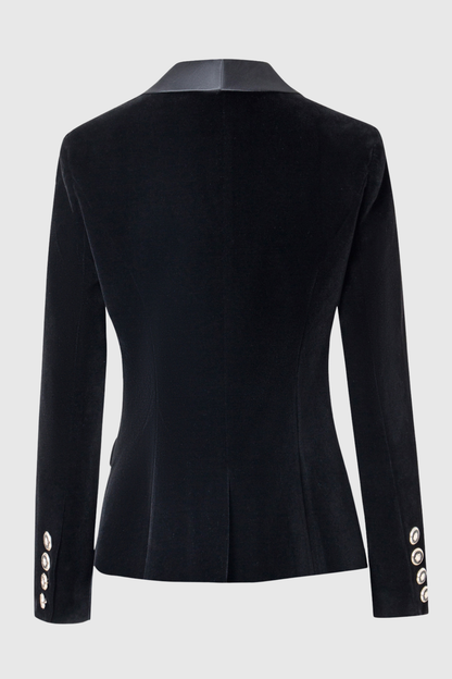 Mccoy Velvet Blazer - Black