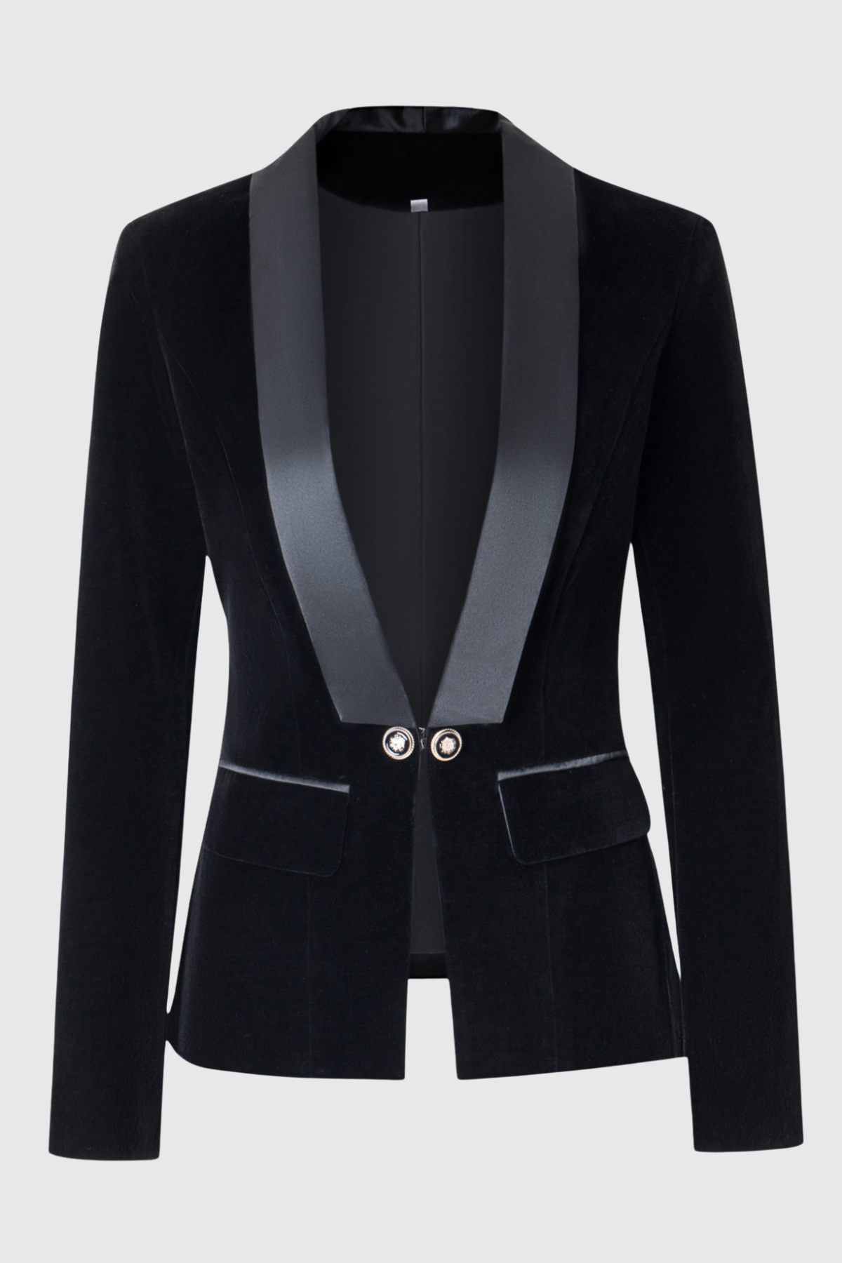 Mccoy Velvet Blazer - Black
