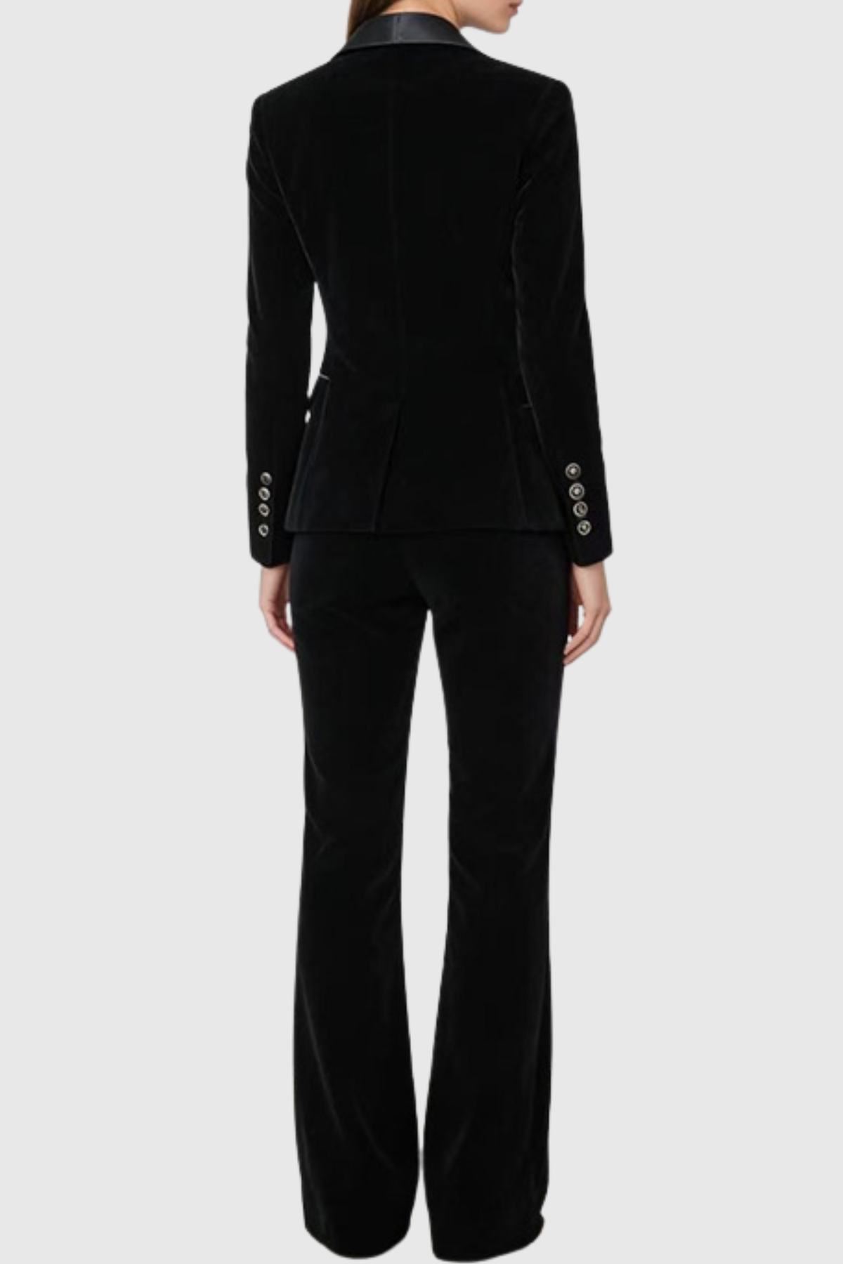Mccoy Velvet Blazer - Black