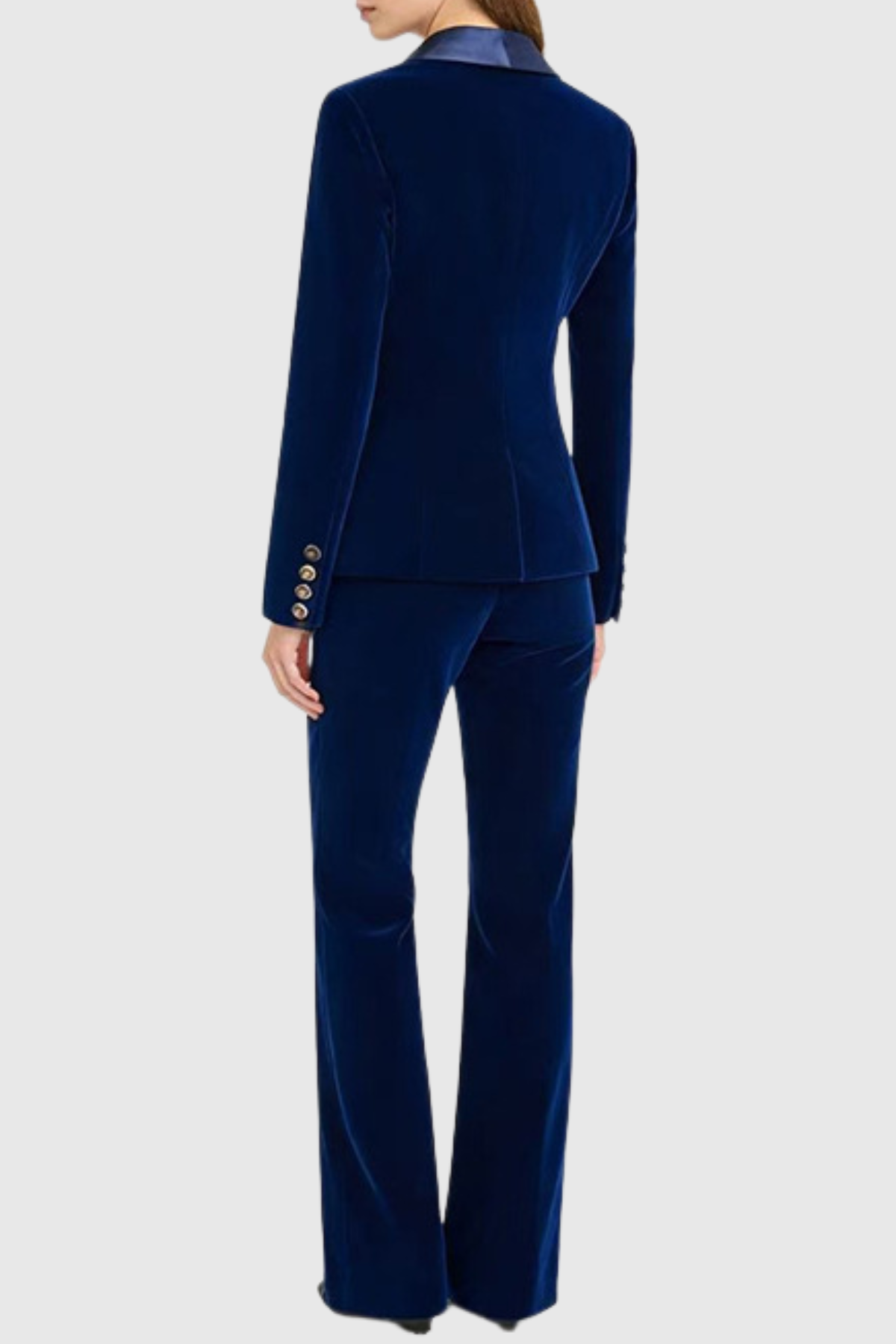 Mccoy Velvet Blazer - Royal Blue