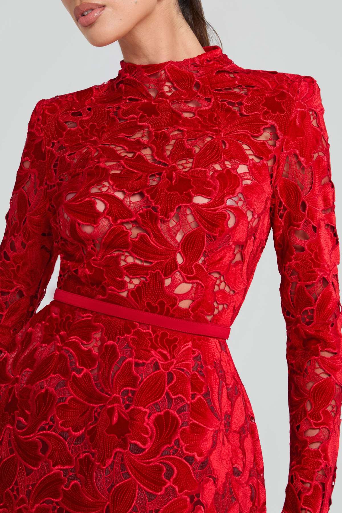 Medea Floral Lace Mini Dress