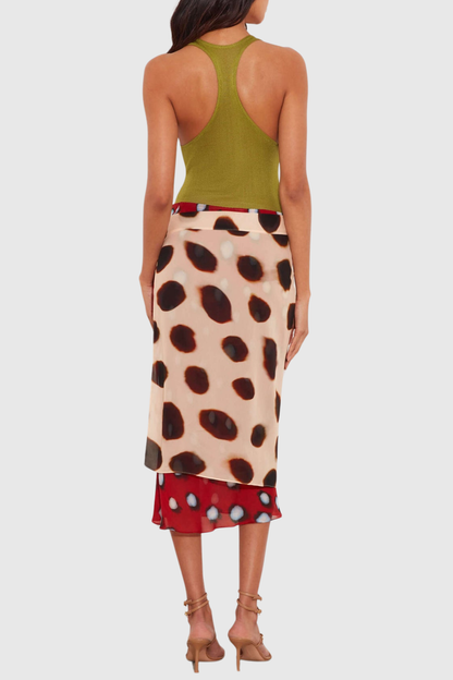 Meera Print Midi Skirt