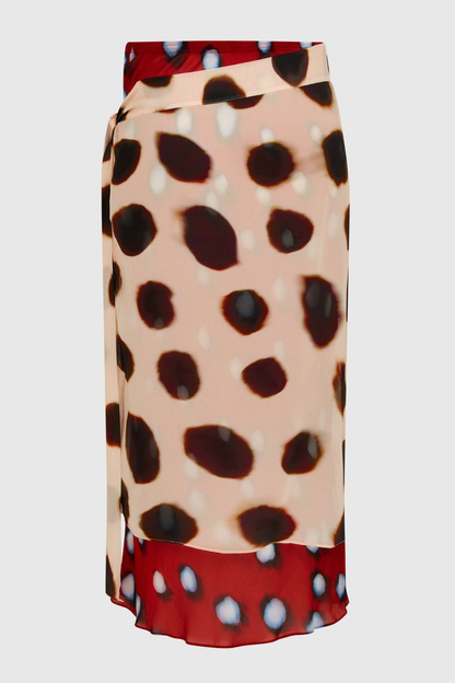 Meera Print Midi Skirt