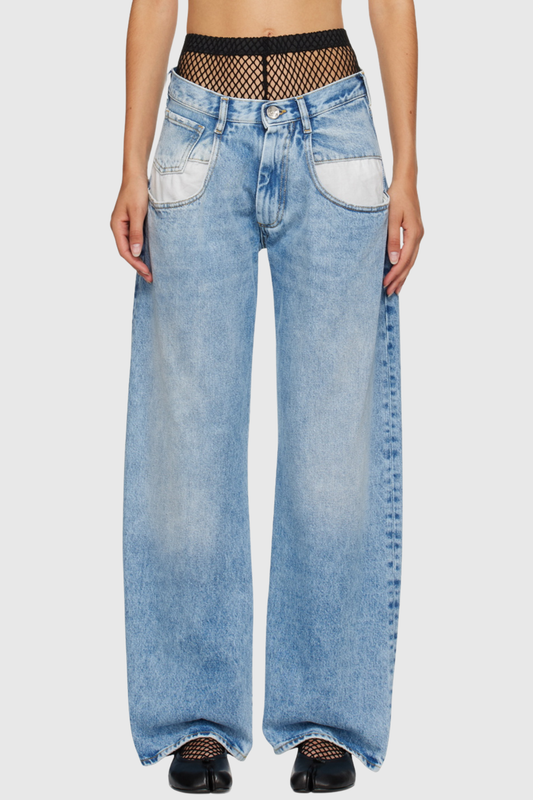 Mielya Pocket Faded Jeans