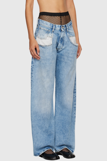Mielya Pocket Faded Jeans
