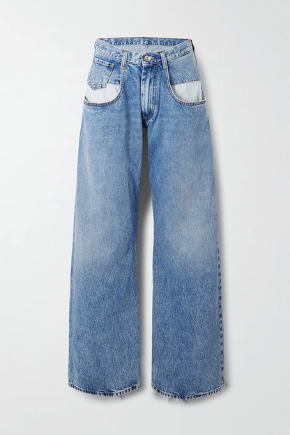 Mielya Pocket Faded Jeans